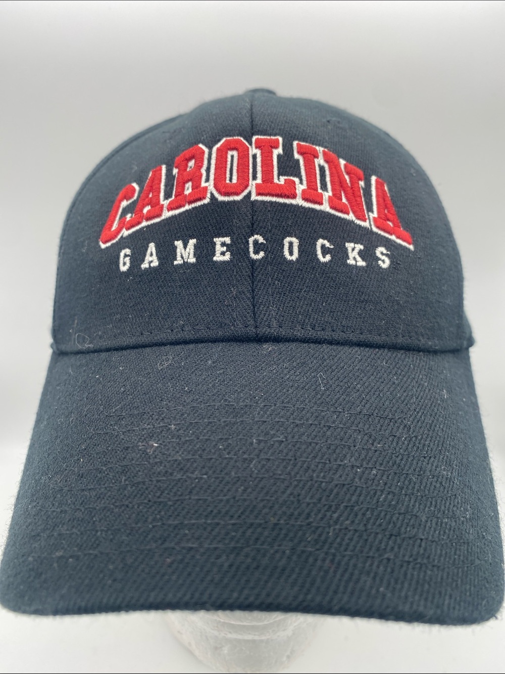 Legacy Carolina Gamecocks Black Red Fitted Adult Baseball Cap